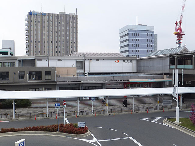 刈谷駅の北側