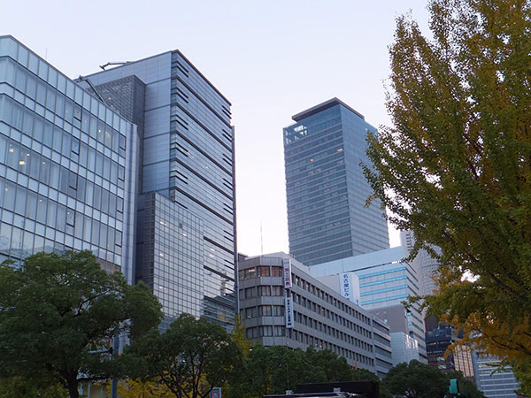 名古屋駅東のビル郡